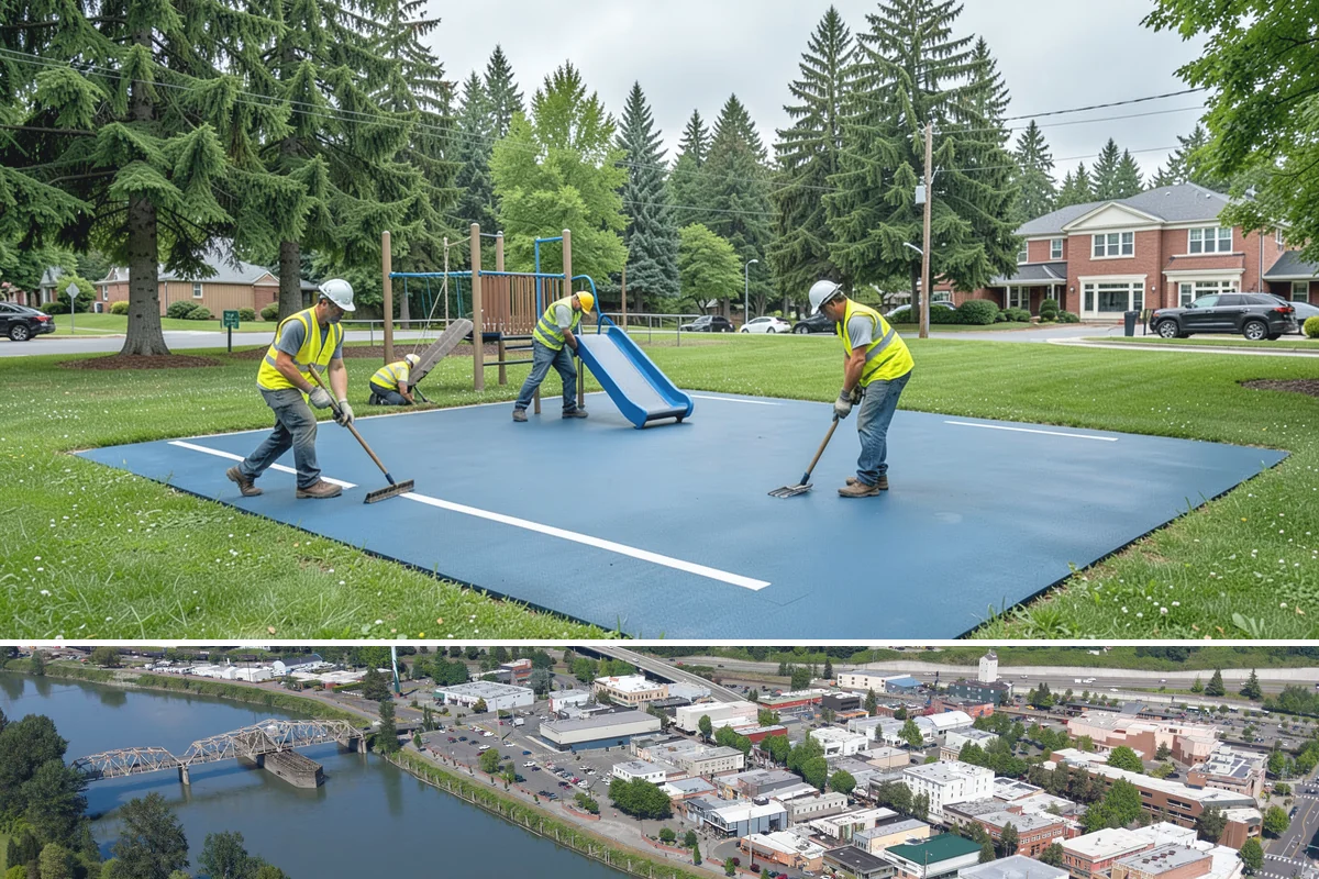 Kiosk Installation in Mount Vernon, Skagit County, WA - Footing and installation work is best scheduled in drier months for reliable concrete cures, though covered kiosks can be set...