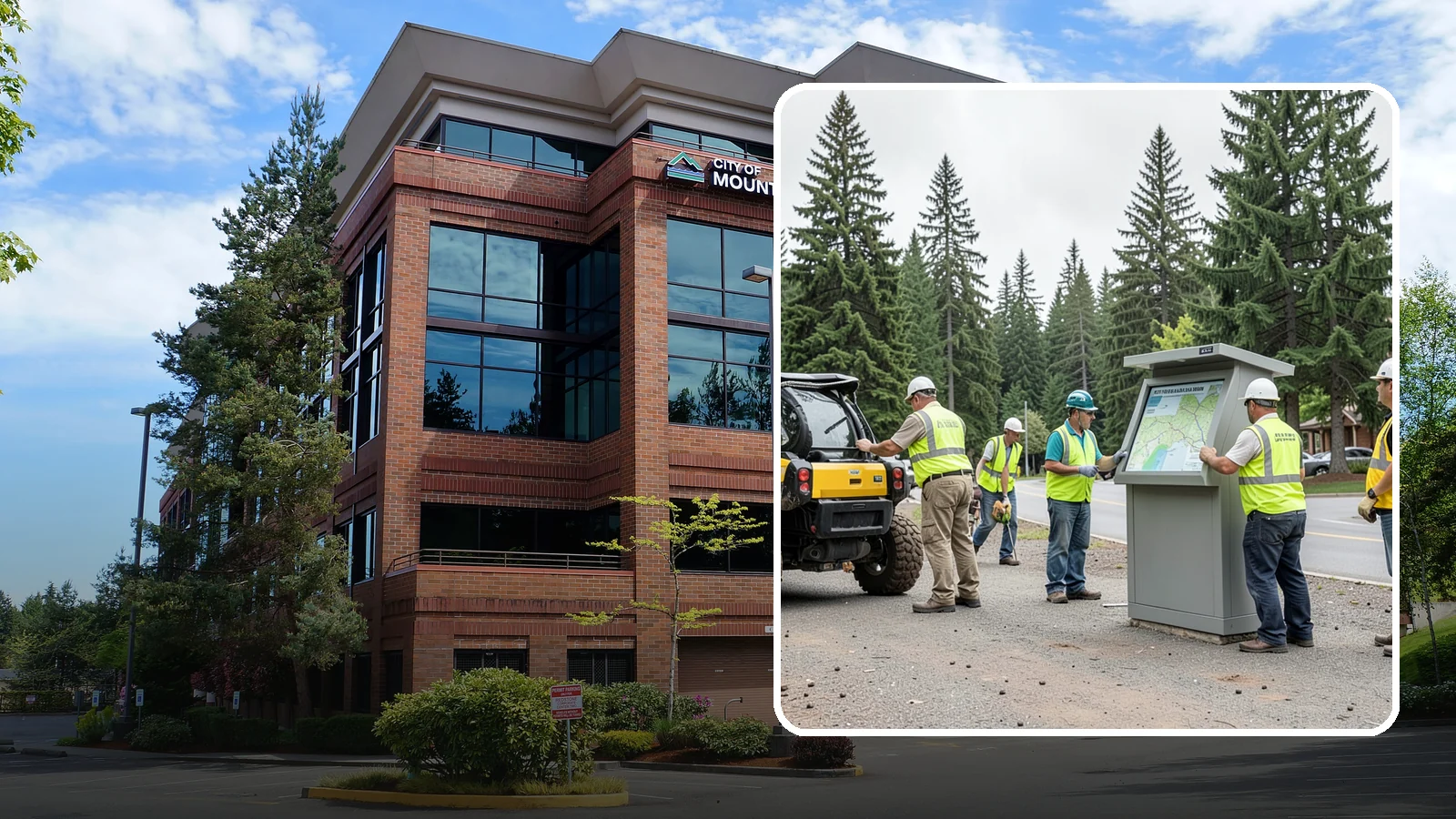 Kiosk Installation in Mountlake Terrace, Snohomish County, WA - We install community information kiosks at trailheads, parks, and civic gathering places for posted notices and maps.