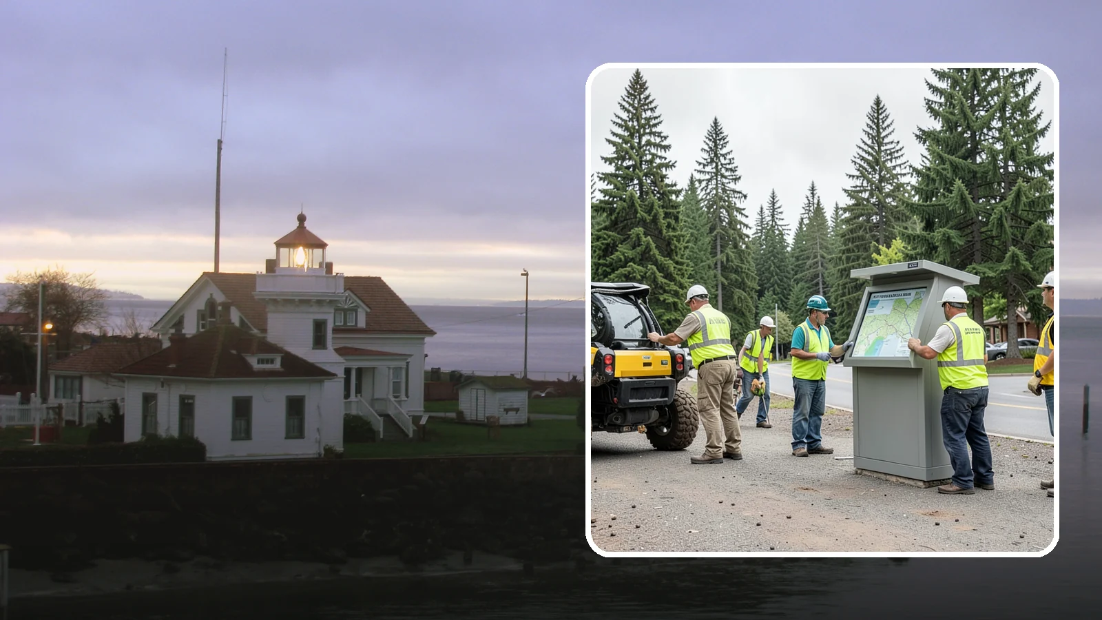 Kiosk Installation in Mukilteo, Snohomish County, WA - We install community information kiosks at trailheads, parks, and civic gathering places for posted notices and maps.