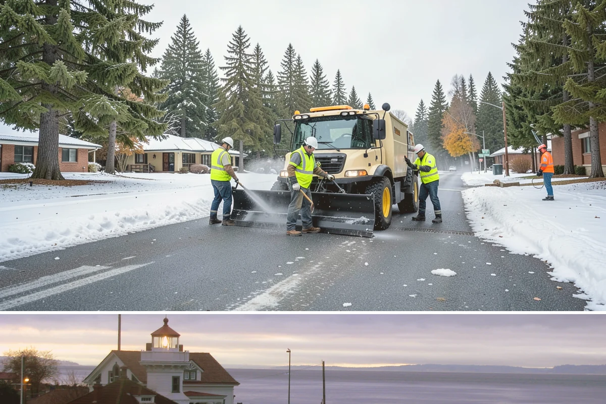 Kiosk Installation in Mukilteo, Snohomish County, WA - Footing and installation work is best scheduled in drier months for reliable concrete cures, though covered kiosks can be set...