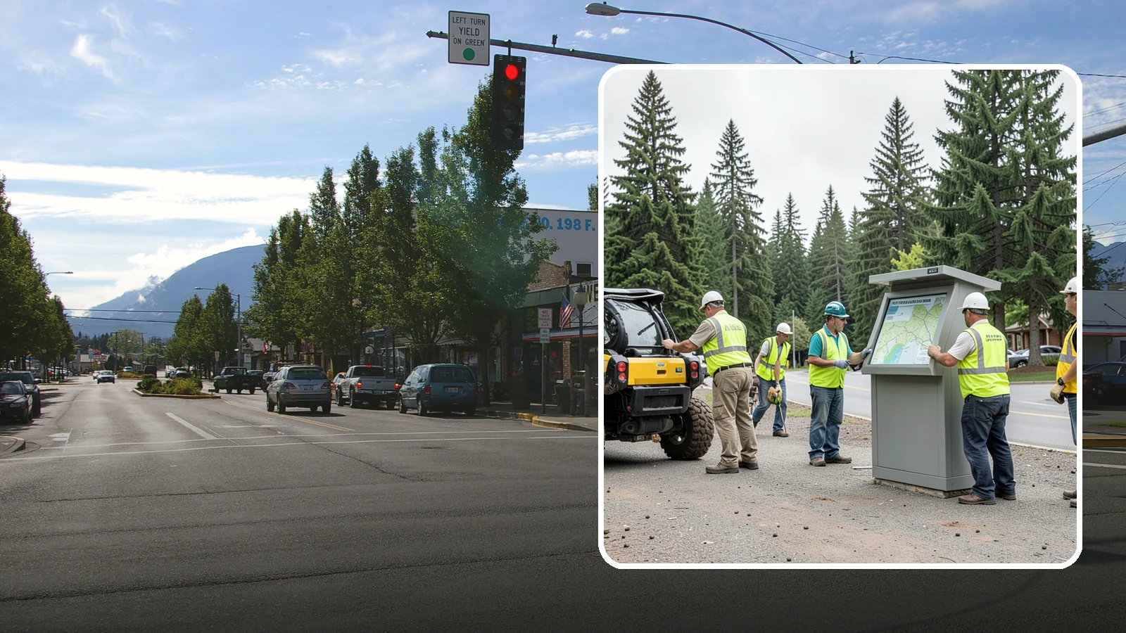 Kiosk Installation in North Bend, King County, WA - We install community information kiosks at trailheads, parks, and civic gathering places for posted notices and maps.