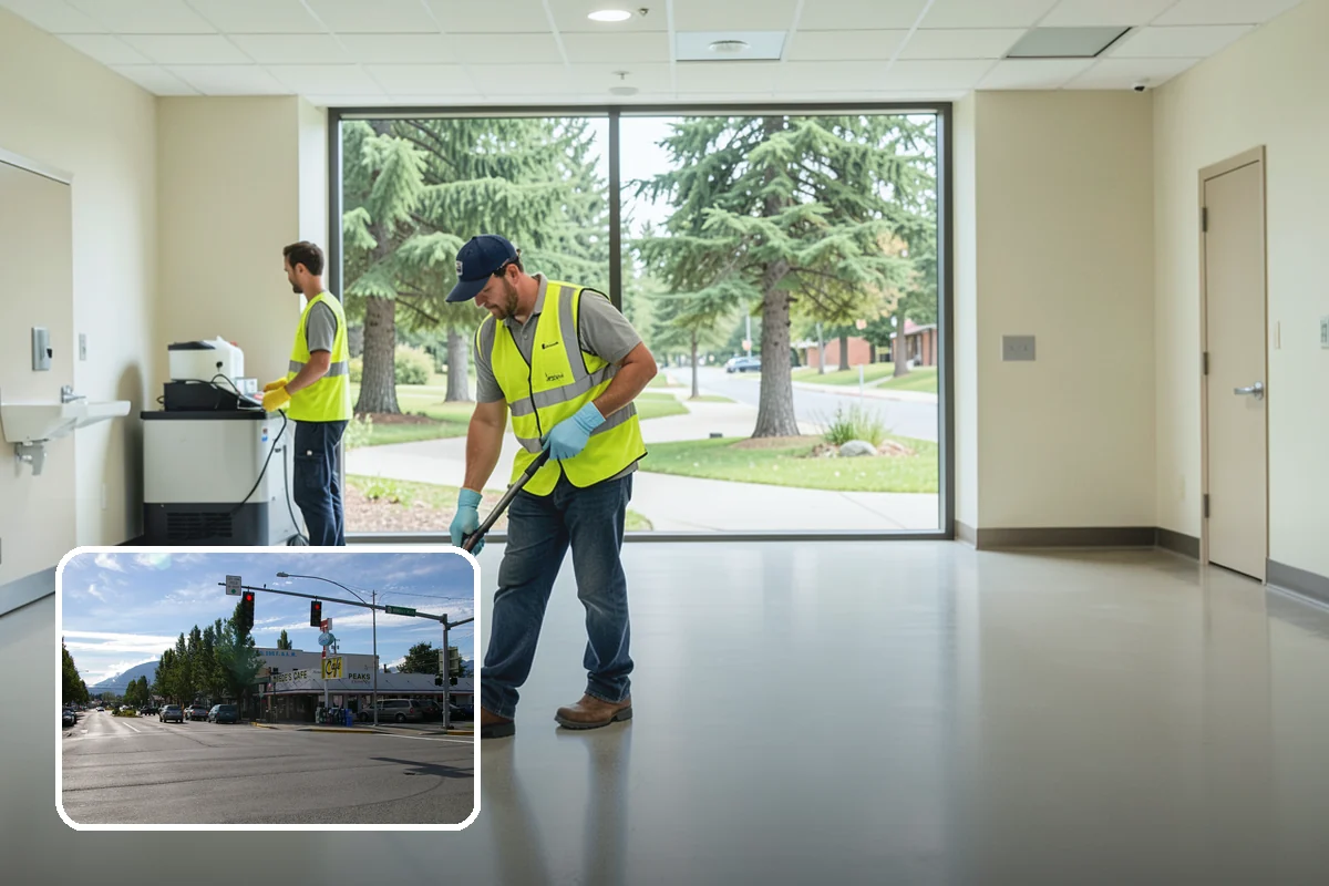 Kiosk Installation in North Bend, King County, WA - Provides a protected, official surface for public postings and maps