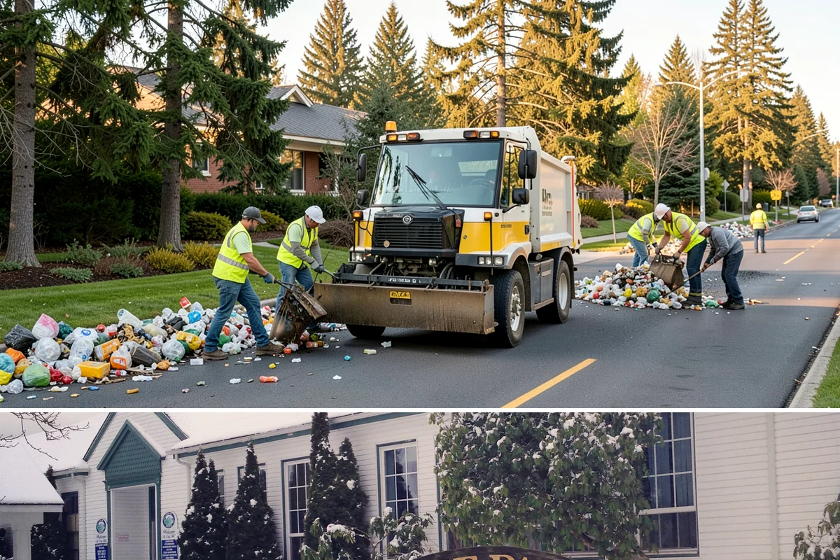 Kiosk Installation in Pacific, King County, WA - Footing and installation work is best scheduled in drier months for reliable concrete cures, though covered kiosks can be set...