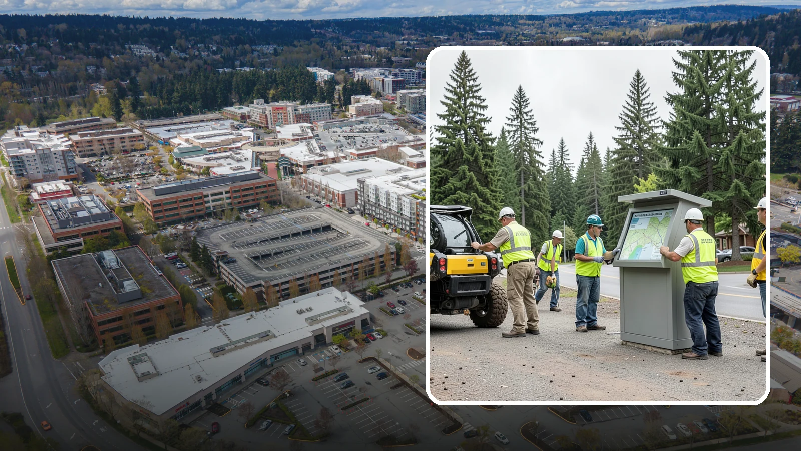 Kiosk Installation in Redmond, King County, WA - We install community information kiosks at trailheads, parks, and civic gathering places for posted notices and maps.