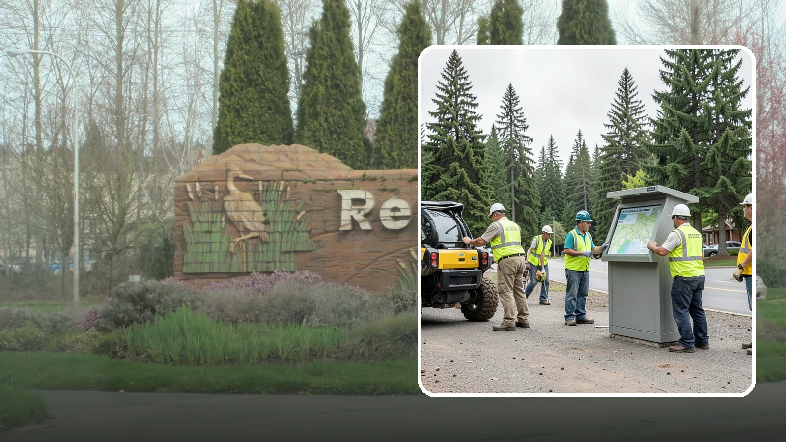 Kiosk Installation in Renton, King County, WA - We install community information kiosks at trailheads, parks, and civic gathering places for posted notices and maps.