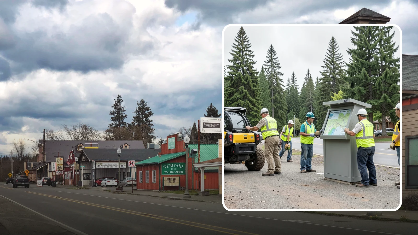 Kiosk Installation in Roy, Pierce County, WA - We install community information kiosks at trailheads, parks, and civic gathering places for posted notices and maps.
