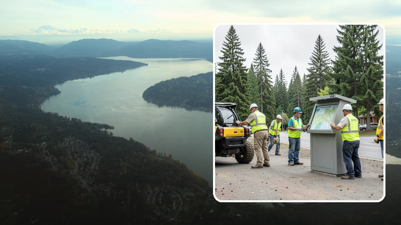 Kiosk Installation in Sammamish, King County, WA - We install community information kiosks at trailheads, parks, and civic gathering places for posted notices and maps.