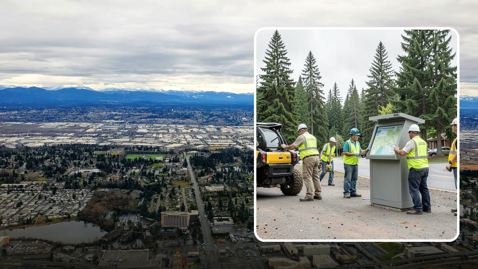 Kiosk Installation in SeaTac, King County, WA - We install community information kiosks at trailheads, parks, and civic gathering places for posted notices and maps.