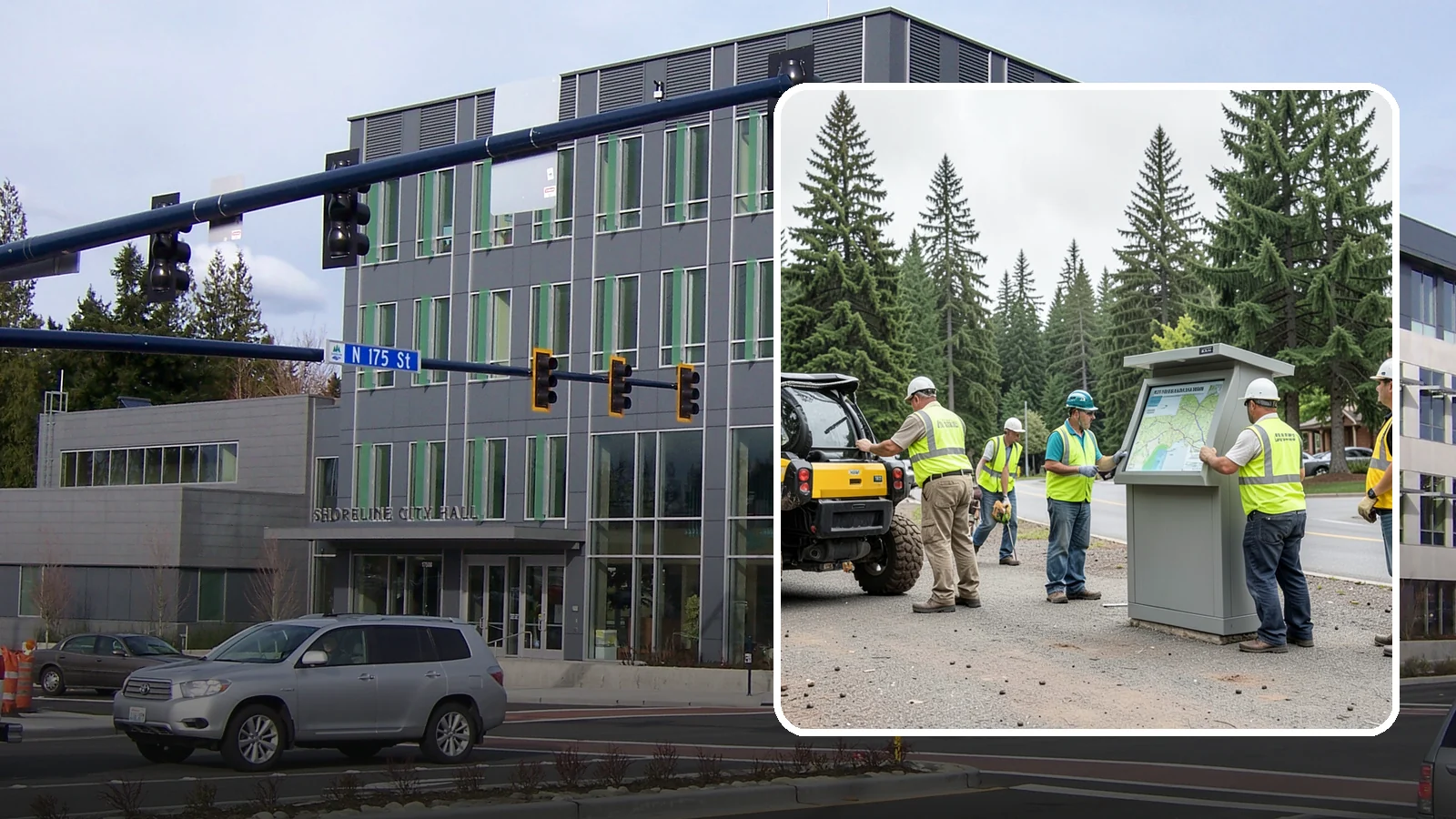 Kiosk Installation in Shoreline, King County, WA - We install community information kiosks at trailheads, parks, and civic gathering places for posted notices and maps.