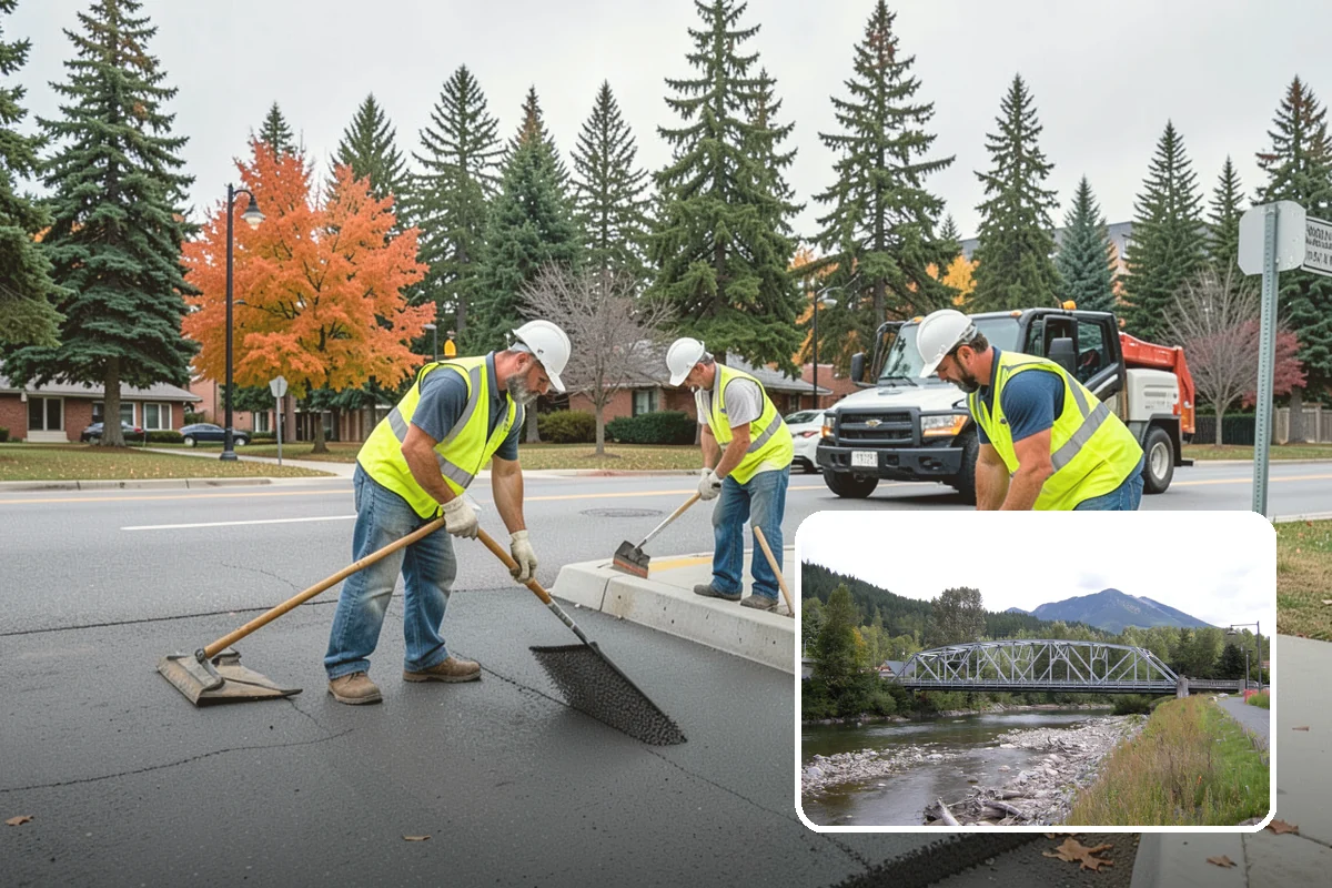 Kiosk Installation in Skykomish, King County, WA - Provides a protected, official surface for public postings and maps