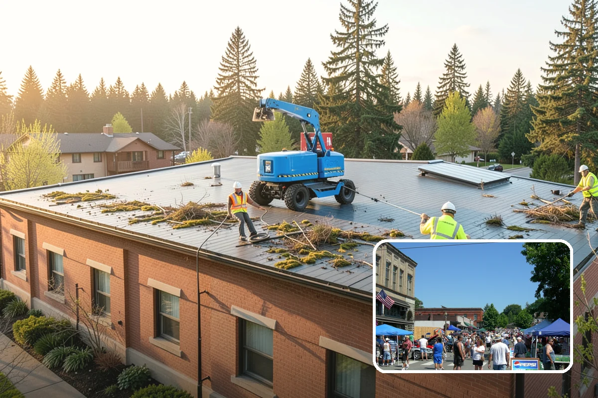Kiosk Installation in Snohomish, Snohomish County, WA - Provides a protected, official surface for public postings and maps