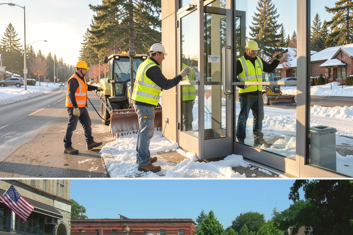 Kiosk Installation in Snohomish, Snohomish County, WA - Footing and installation work is best scheduled in drier months for reliable concrete cures, though covered kiosks can be set...