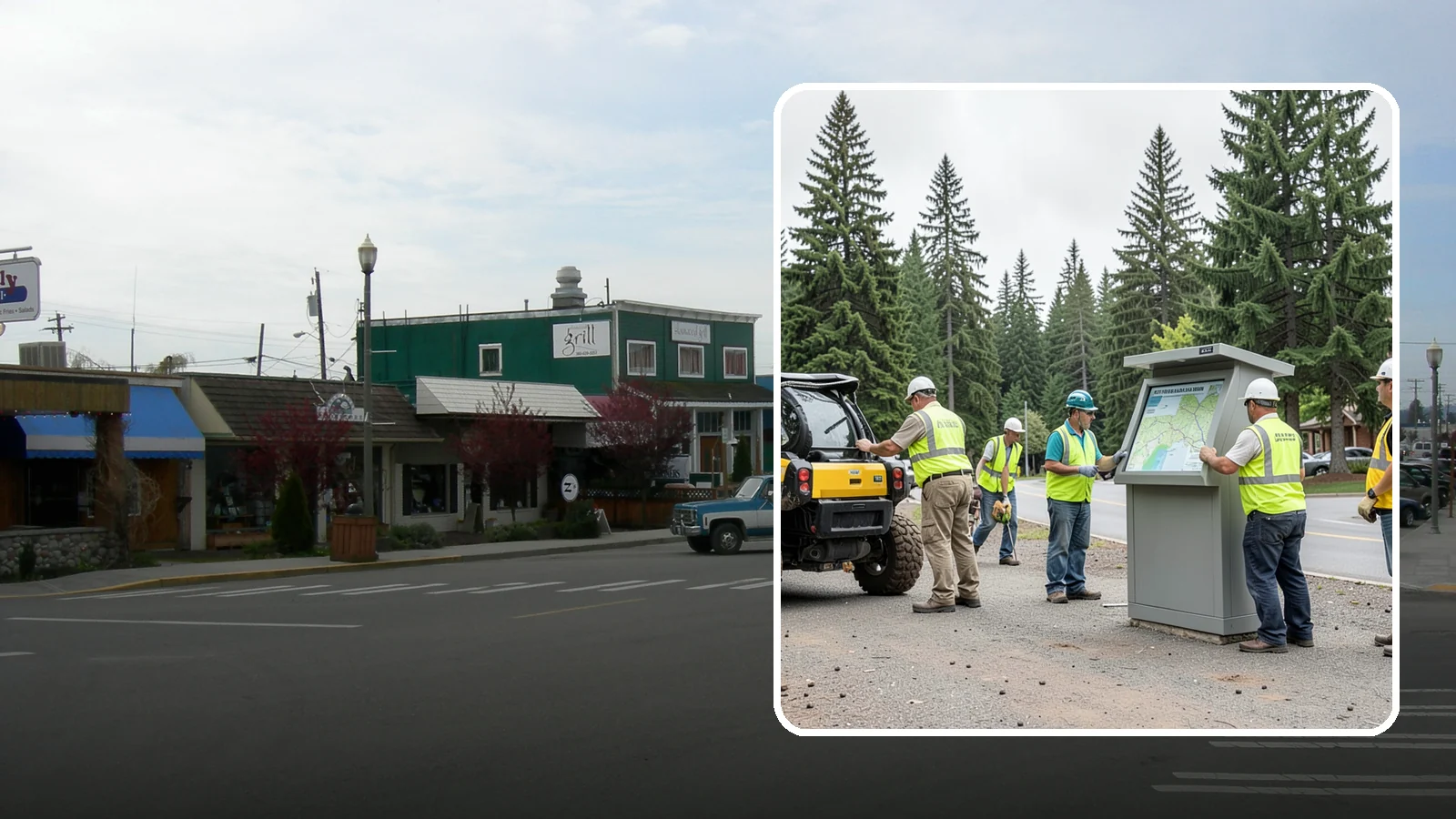 Kiosk Installation in Stanwood, Snohomish County, WA - We install community information kiosks at trailheads, parks, and civic gathering places for posted notices and maps.