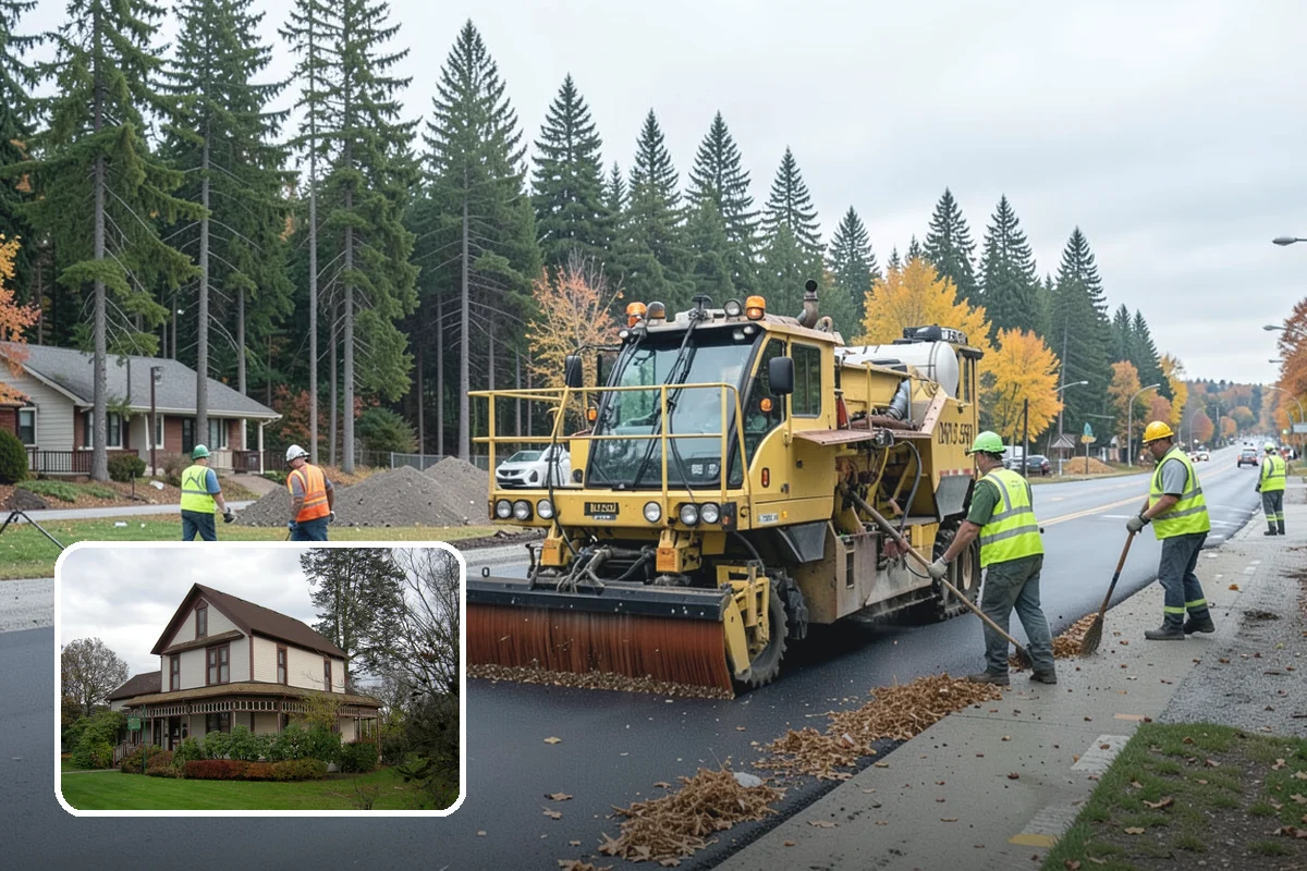 Kiosk Installation in Sumner, Pierce County, WA - Provides a protected, official surface for public postings and maps