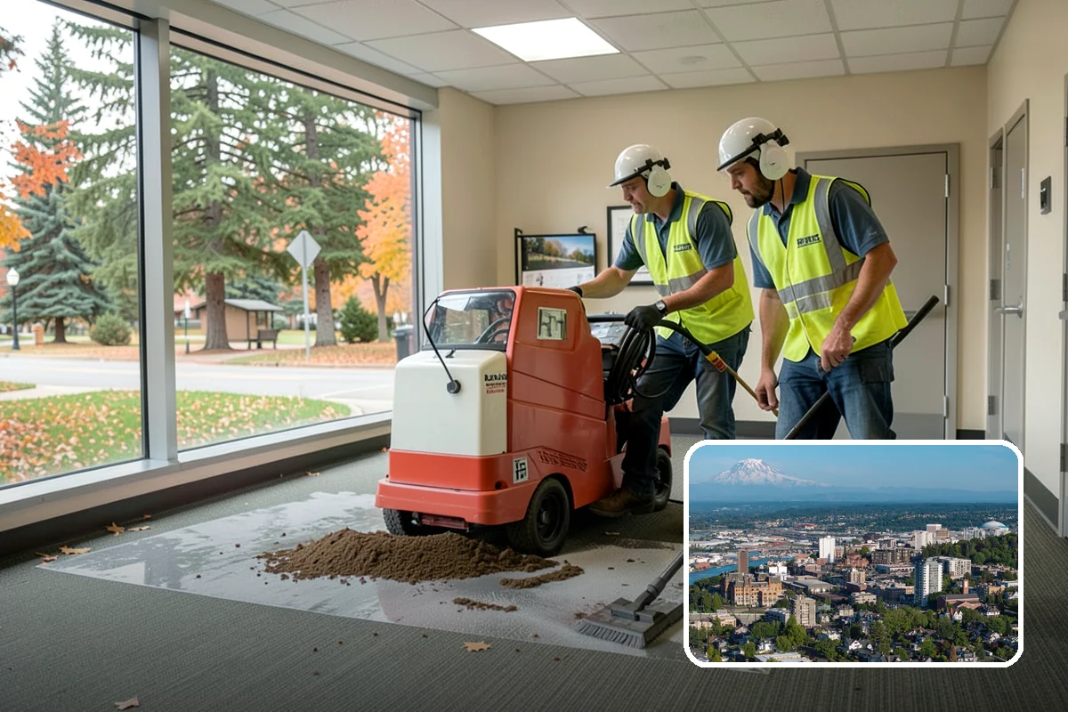 Kiosk Installation in Tacoma, Pierce County, WA - Provides a protected, official surface for public postings and maps