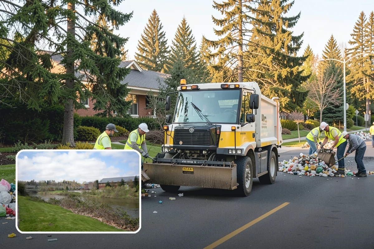 Kiosk Installation in Tukwila, King County, WA - Provides a protected, official surface for public postings and maps