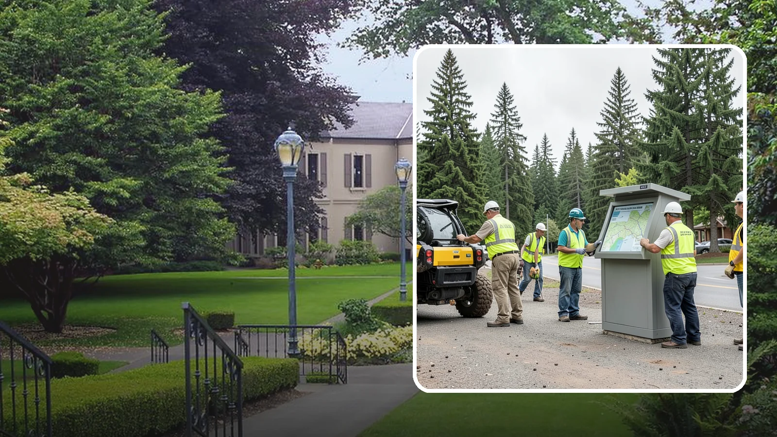 Kiosk Installation in Woodinville, King County, WA - We install community information kiosks at trailheads, parks, and civic gathering places for posted notices and maps.