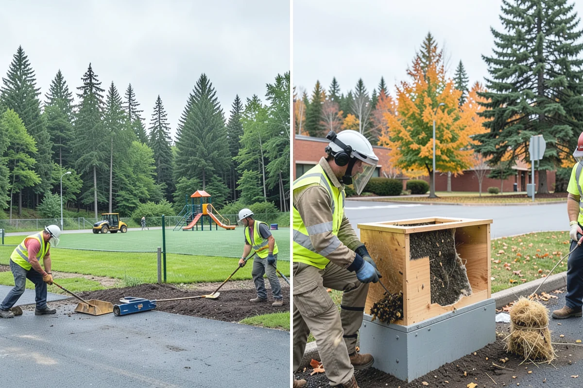 Kiosk Installation in Woodinville, King County, WA - Confirm kiosk model, materials, and footing details
