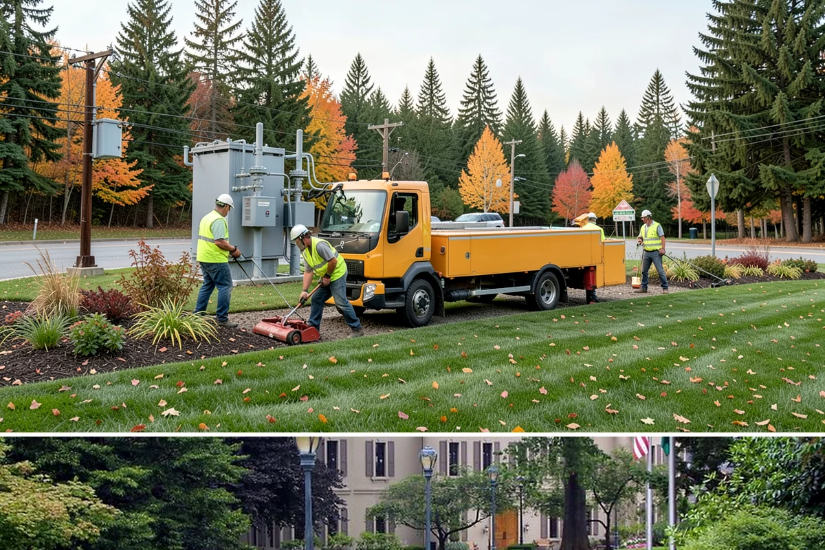 Kiosk Installation in Woodinville, King County, WA - Footing and installation work is best scheduled in drier months for reliable concrete cures, though covered kiosks can be set...