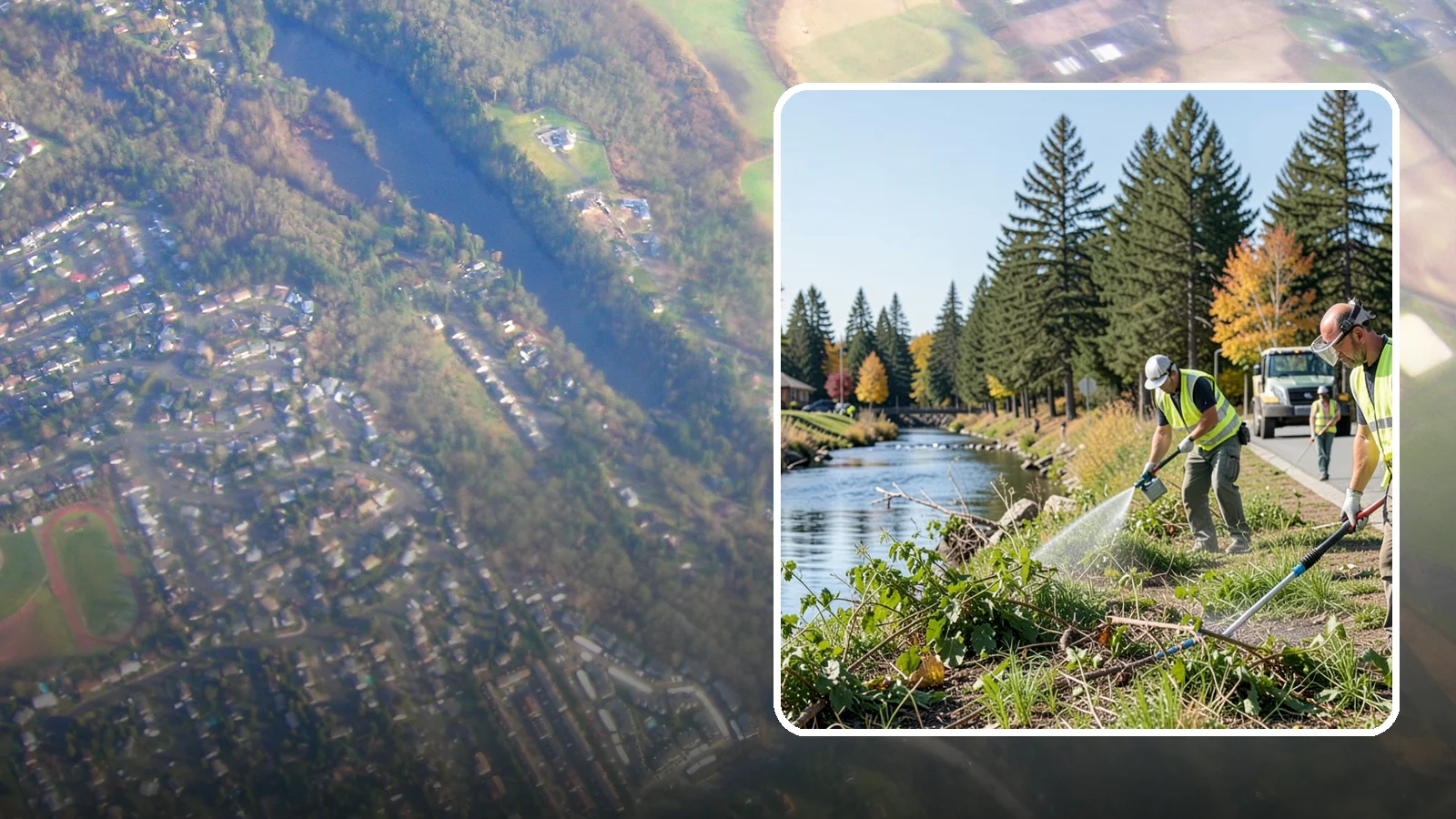 Knotweed Treatment in Algona, King County, WA - Multi-year stem-injection and foliar program to suppress invasive knotweed along waterways and public land.