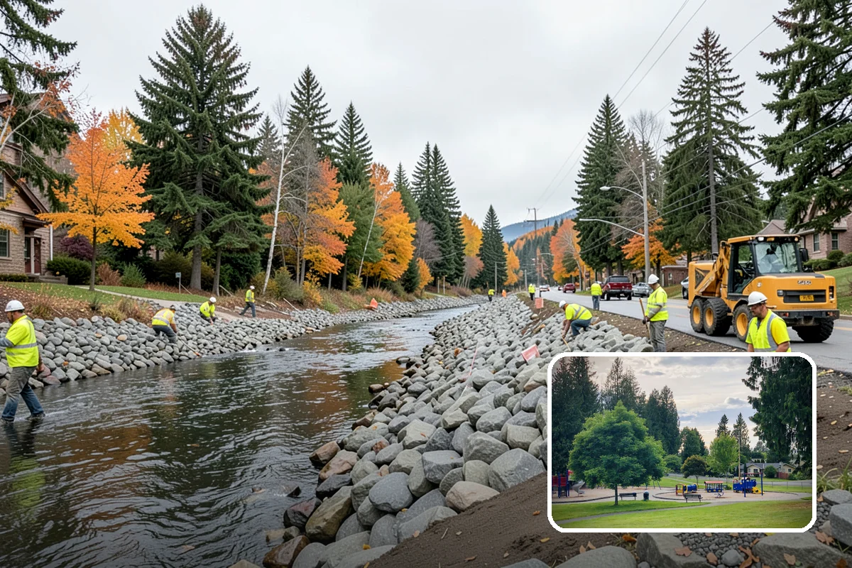Knotweed Treatment in Bonney Lake, Pierce County, WA - Attacks the rhizome system that makes knotweed so persistent