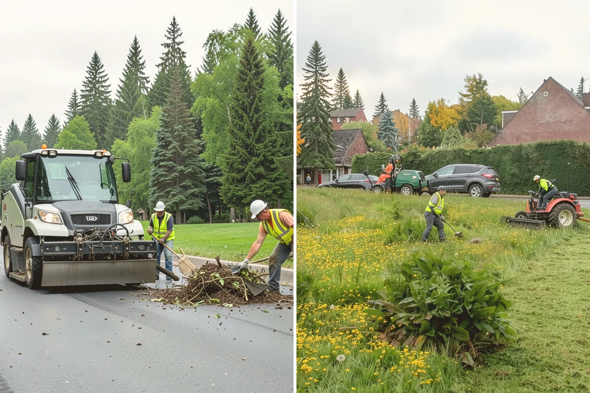 Knotweed Treatment in Bothell, King County, WA - Map and measure the knotweed stand and confirm water-buffer requirements