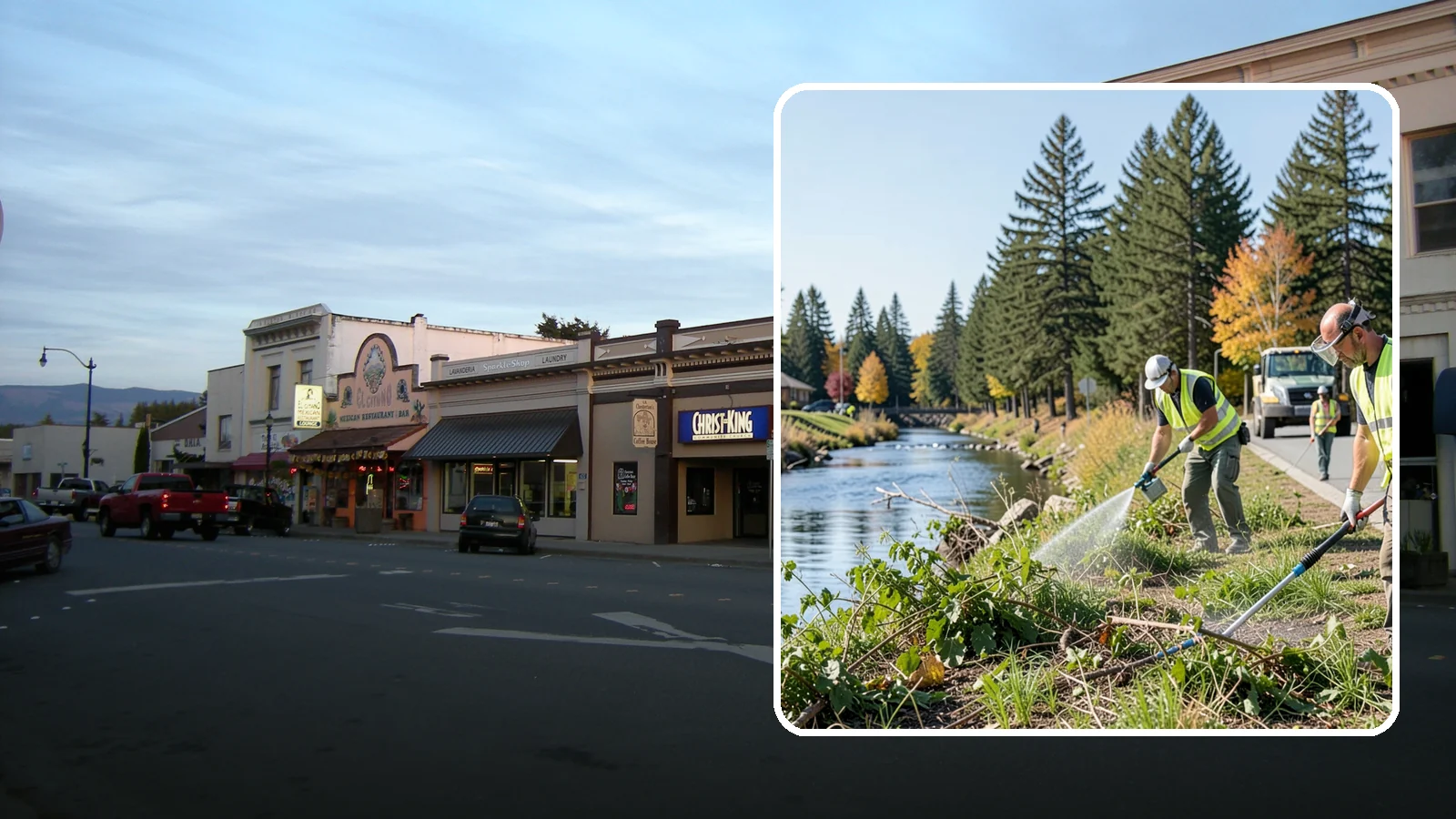 Knotweed Treatment in Burlington, Skagit County, WA - Multi-year stem-injection and foliar program to suppress invasive knotweed along waterways and public land.