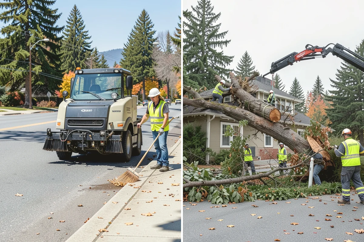 Knotweed Treatment in Carnation, King County, WA - Map and measure the knotweed stand and confirm water-buffer requirements