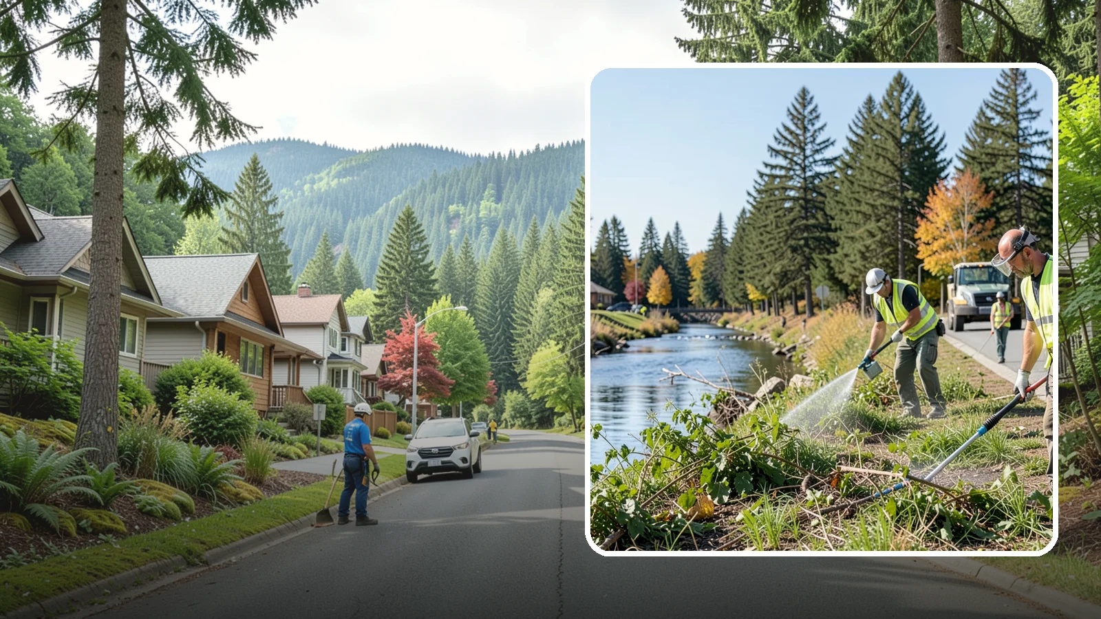 Knotweed Treatment in Darrington, Snohomish County, WA - Multi-year stem-injection and foliar program to suppress invasive knotweed along waterways and public land.