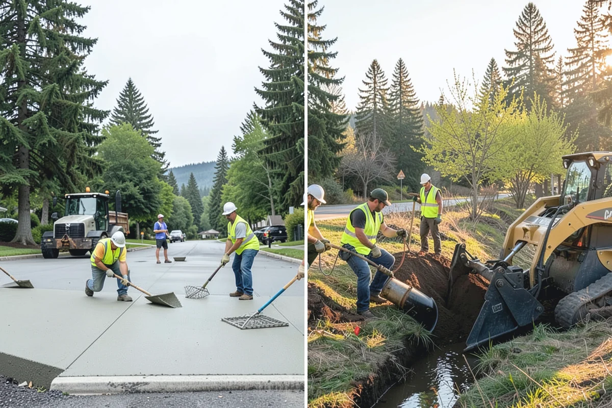 Knotweed Treatment in Des Moines, King County, WA - Map and measure the knotweed stand and confirm water-buffer requirements