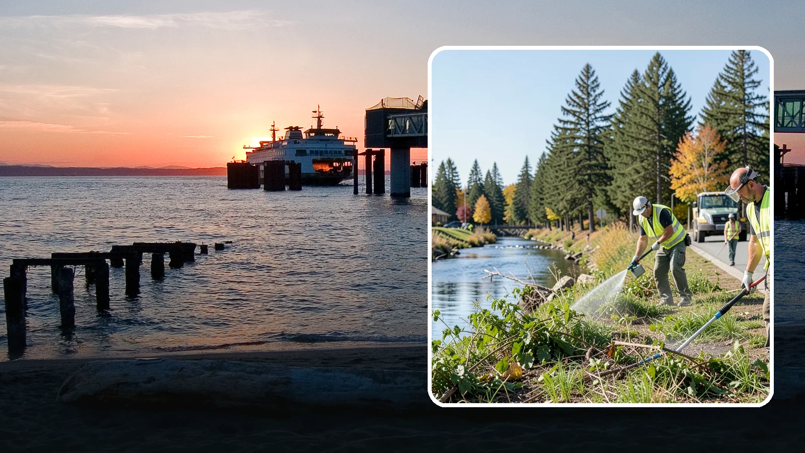 Knotweed Treatment in Edmonds, Snohomish County, WA - Multi-year stem-injection and foliar program to suppress invasive knotweed along waterways and public land.