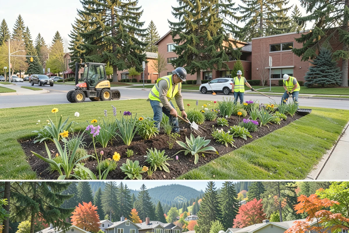 Knotweed Treatment in Fircrest, Pierce County, WA - Knotweed responds best to treatment in late summer and early fall as it draws resources down into the rhizomes ahead of dormancy.