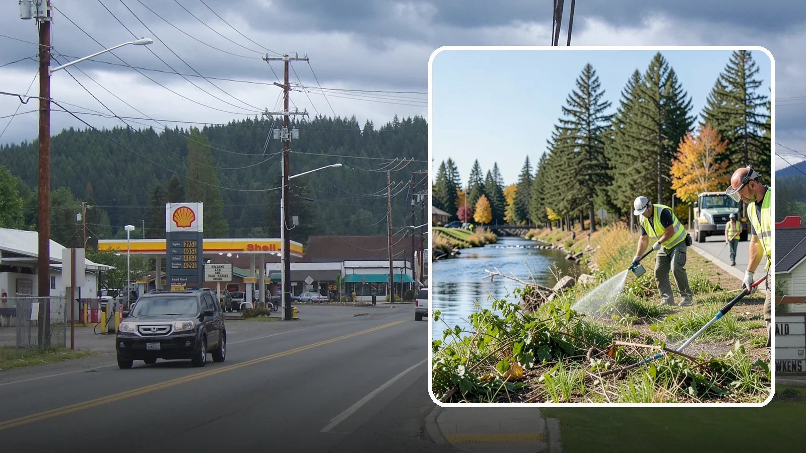 Knotweed Treatment in Granite Falls, Snohomish County, WA - Multi-year stem-injection and foliar program to suppress invasive knotweed along waterways and public land.