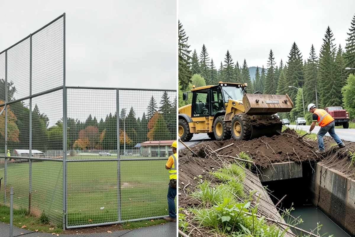 Knotweed Treatment in Kenmore, King County, WA - Map and measure the knotweed stand and confirm water-buffer requirements