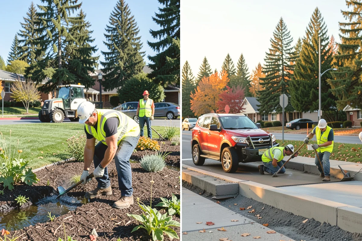 Knotweed Treatment in Lake Stevens, Snohomish County, WA - Map and measure the knotweed stand and confirm water-buffer requirements
