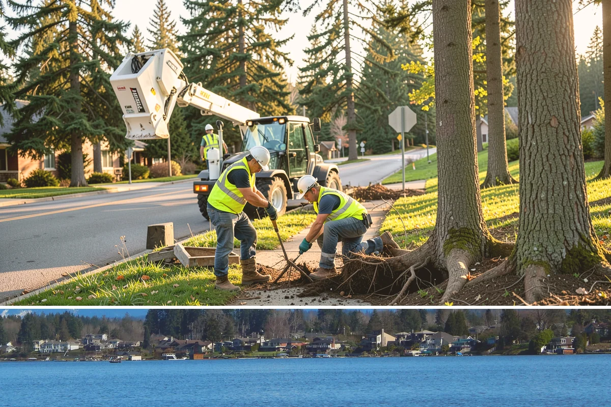 Knotweed Treatment in Lake Stevens, Snohomish County, WA - Knotweed responds best to treatment in late summer and early fall as it draws resources down into the rhizomes ahead of dormancy.