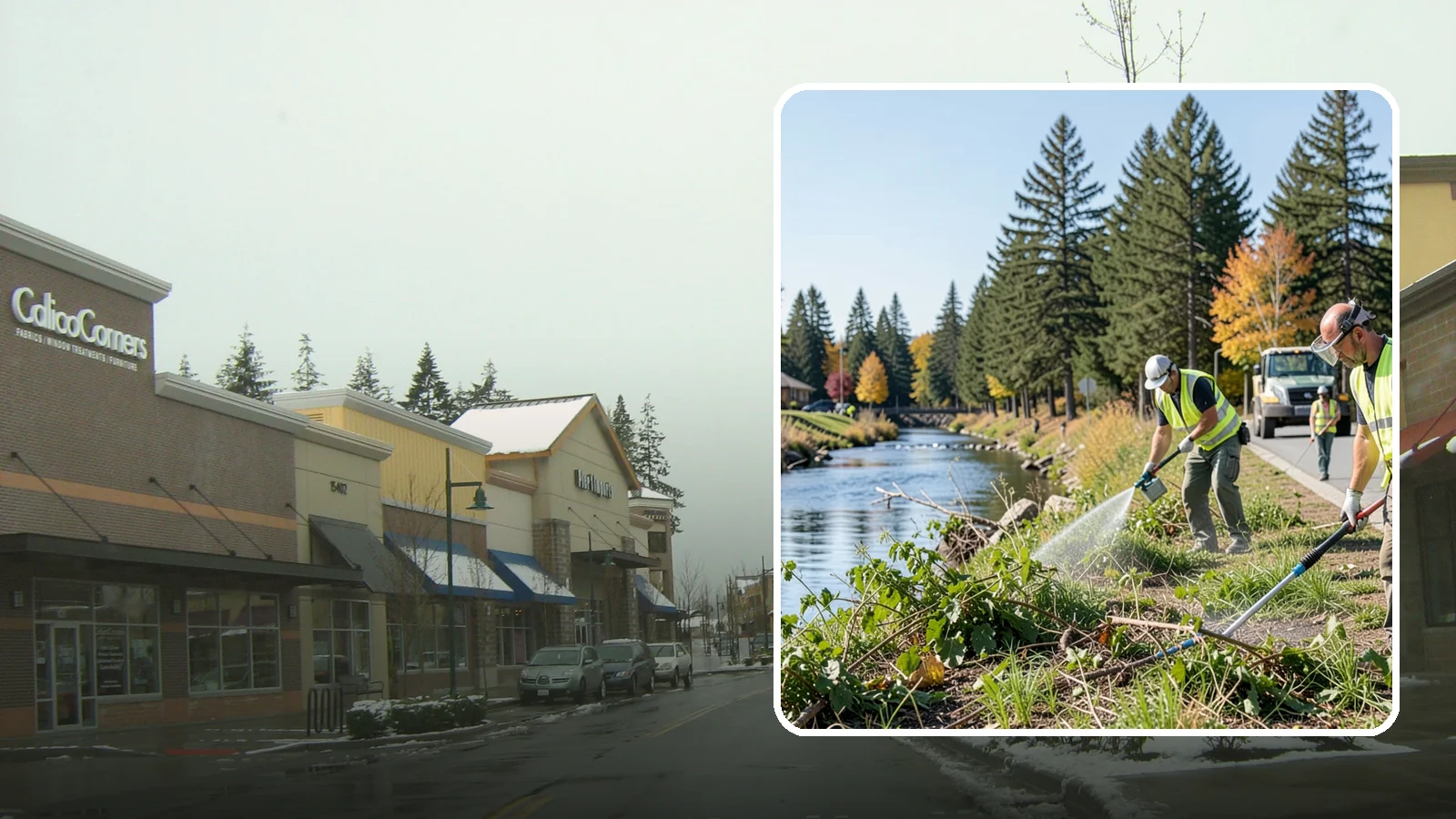 Knotweed Treatment in Mill Creek, Snohomish County, WA - Multi-year stem-injection and foliar program to suppress invasive knotweed along waterways and public land.