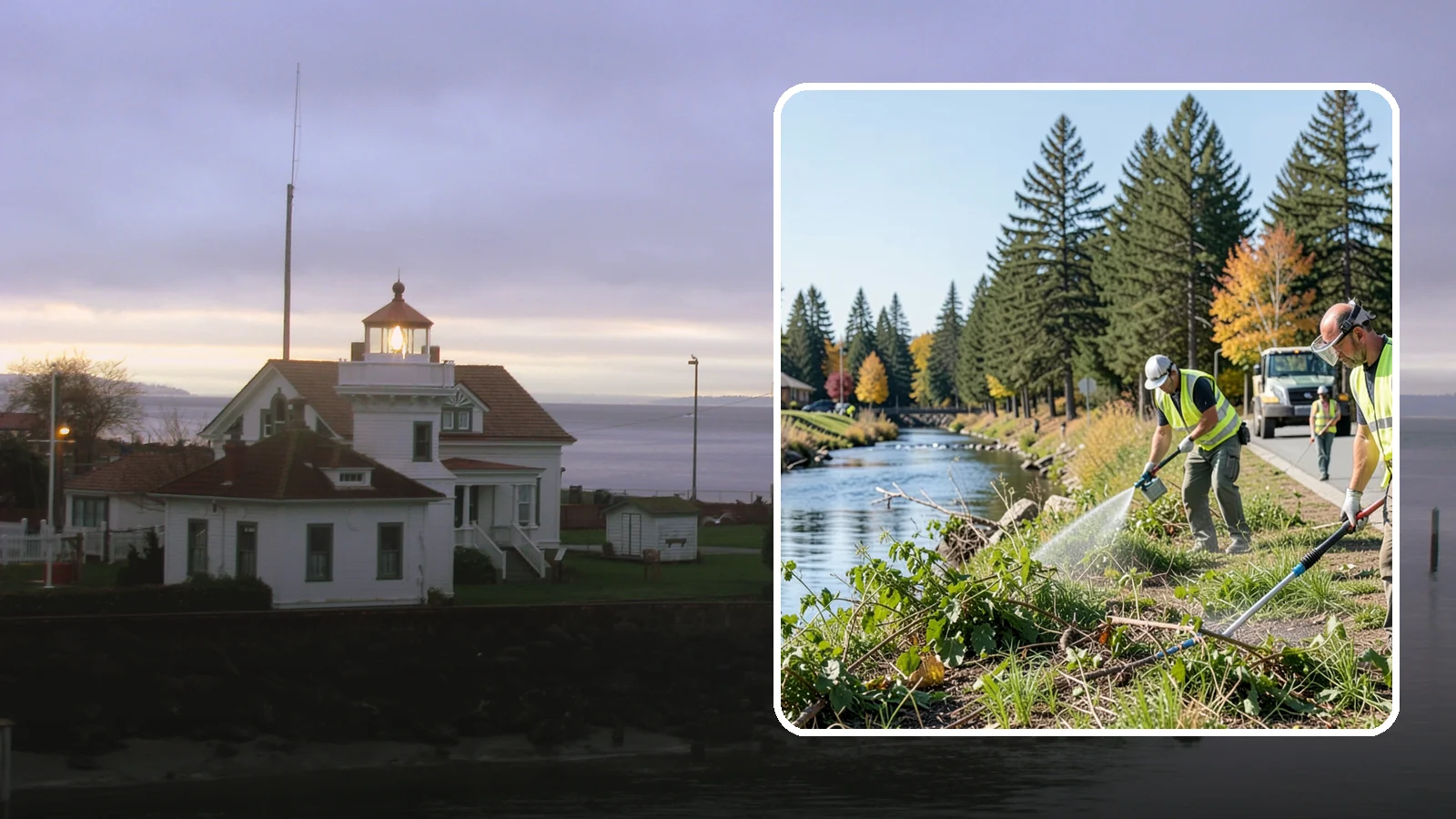 Knotweed Treatment in Mukilteo, Snohomish County, WA - Multi-year stem-injection and foliar program to suppress invasive knotweed along waterways and public land.