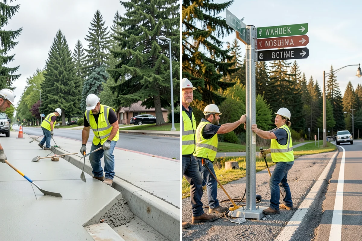 Knotweed Treatment in Normandy Park, King County, WA - Map and measure the knotweed stand and confirm water-buffer requirements