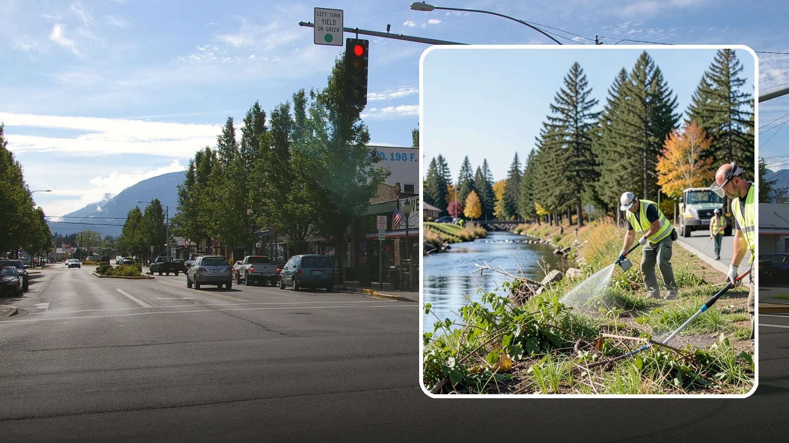 Knotweed Treatment in North Bend, King County, WA - Multi-year stem-injection and foliar program to suppress invasive knotweed along waterways and public land.