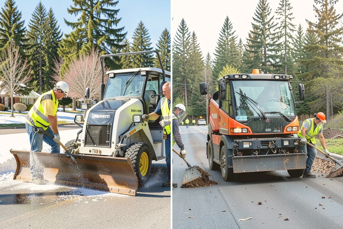 Knotweed Treatment in Orting, Pierce County, WA - Map and measure the knotweed stand and confirm water-buffer requirements