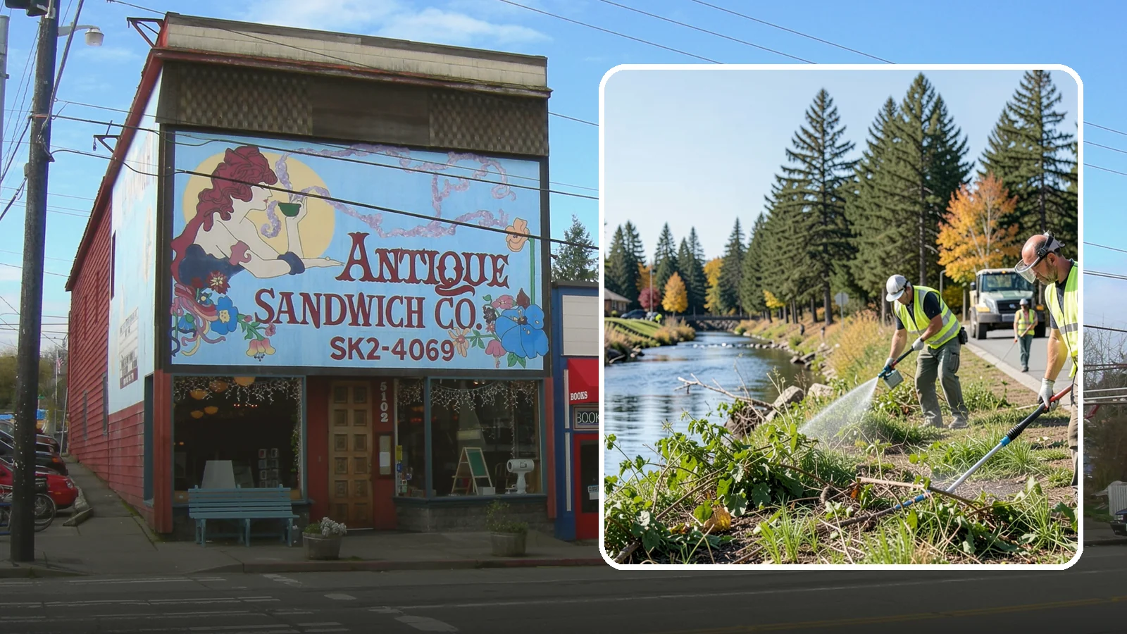 Knotweed Treatment in Ruston, Pierce County, WA - Multi-year stem-injection and foliar program to suppress invasive knotweed along waterways and public land.