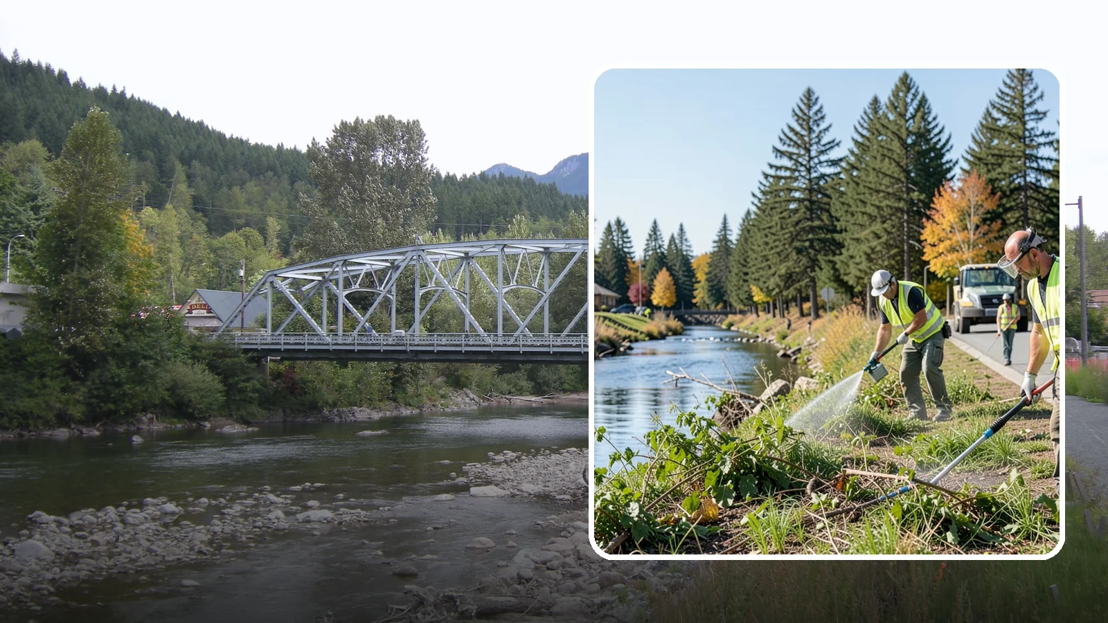 Knotweed Treatment in Skykomish, King County, WA - Multi-year stem-injection and foliar program to suppress invasive knotweed along waterways and public land.
