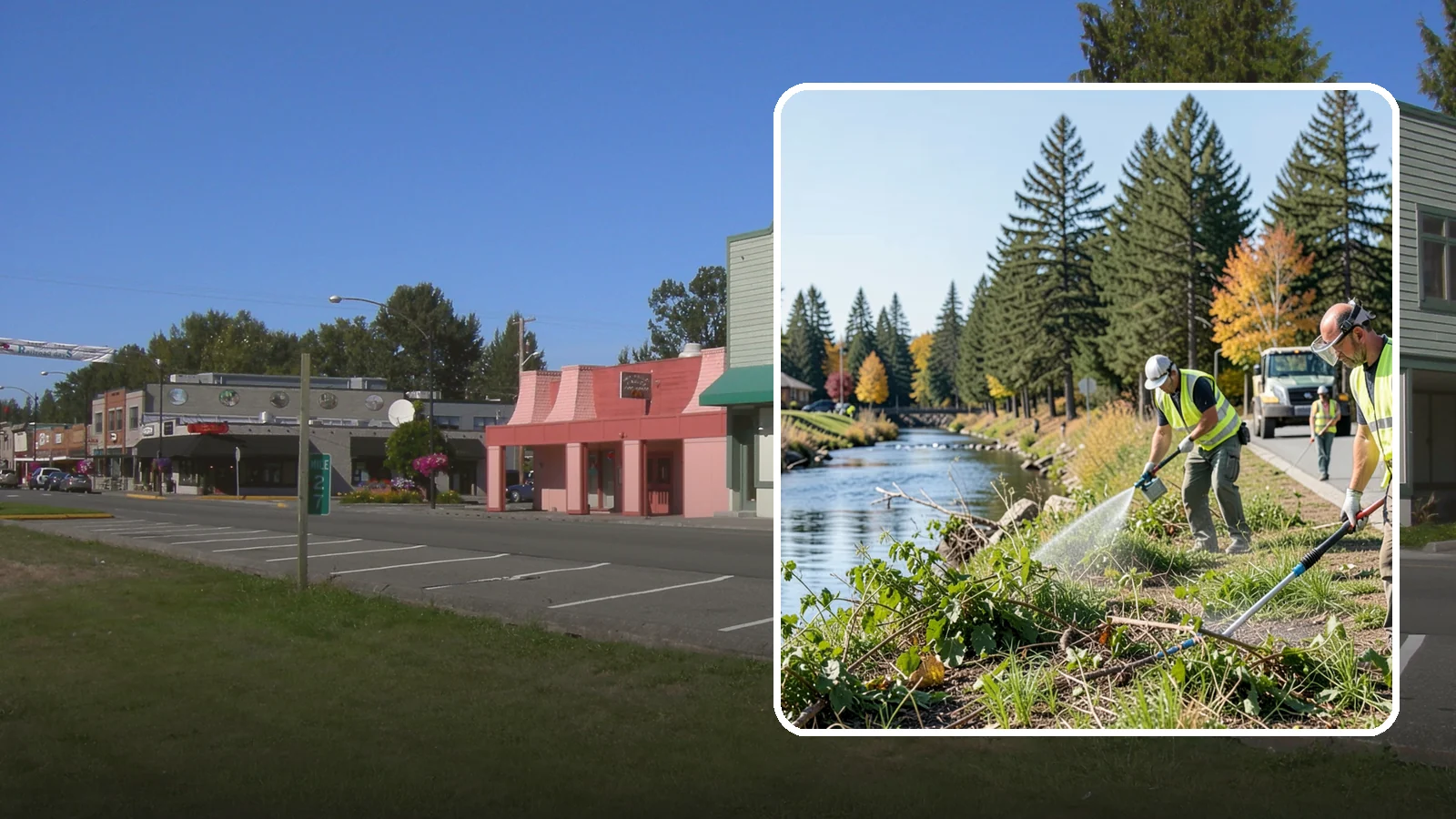 Knotweed Treatment in Snoqualmie, King County, WA - Multi-year stem-injection and foliar program to suppress invasive knotweed along waterways and public land.