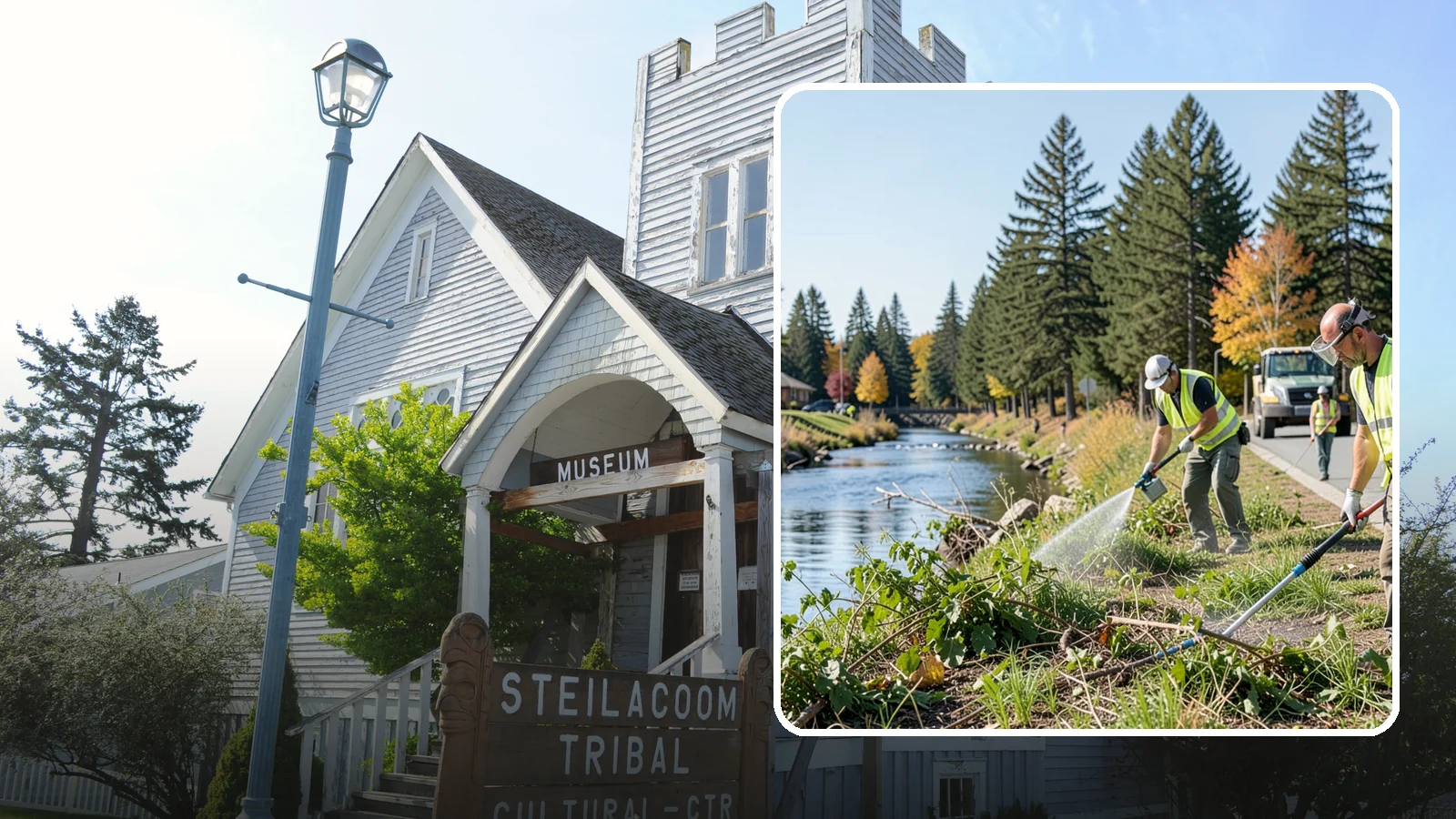 Knotweed Treatment in Steilacoom, Pierce County, WA - Multi-year stem-injection and foliar program to suppress invasive knotweed along waterways and public land.