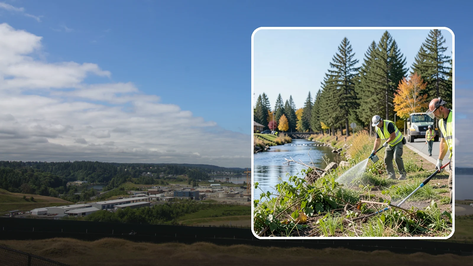 Knotweed Treatment in University Place, Pierce County, WA - Multi-year stem-injection and foliar program to suppress invasive knotweed along waterways and public land.