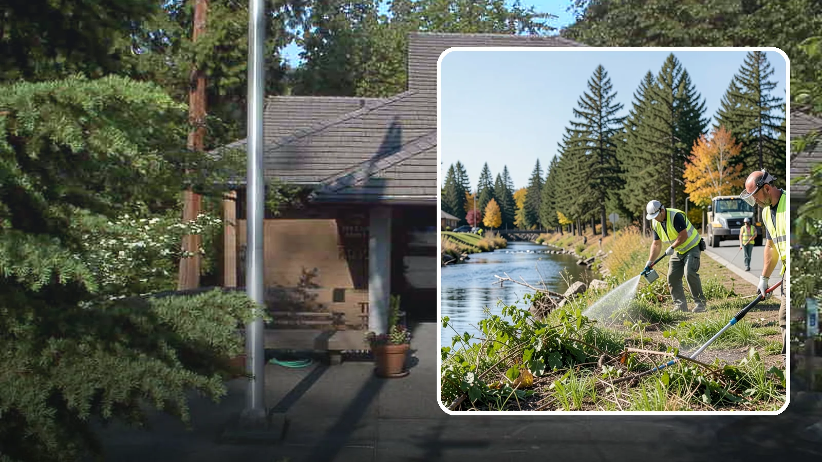 Knotweed Treatment in Yarrow Point, King County, WA - Multi-year stem-injection and foliar program to suppress invasive knotweed along waterways and public land.