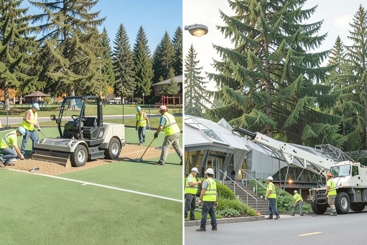 Knotweed Treatment in Yarrow Point, King County, WA - Map and measure the knotweed stand and confirm water-buffer requirements