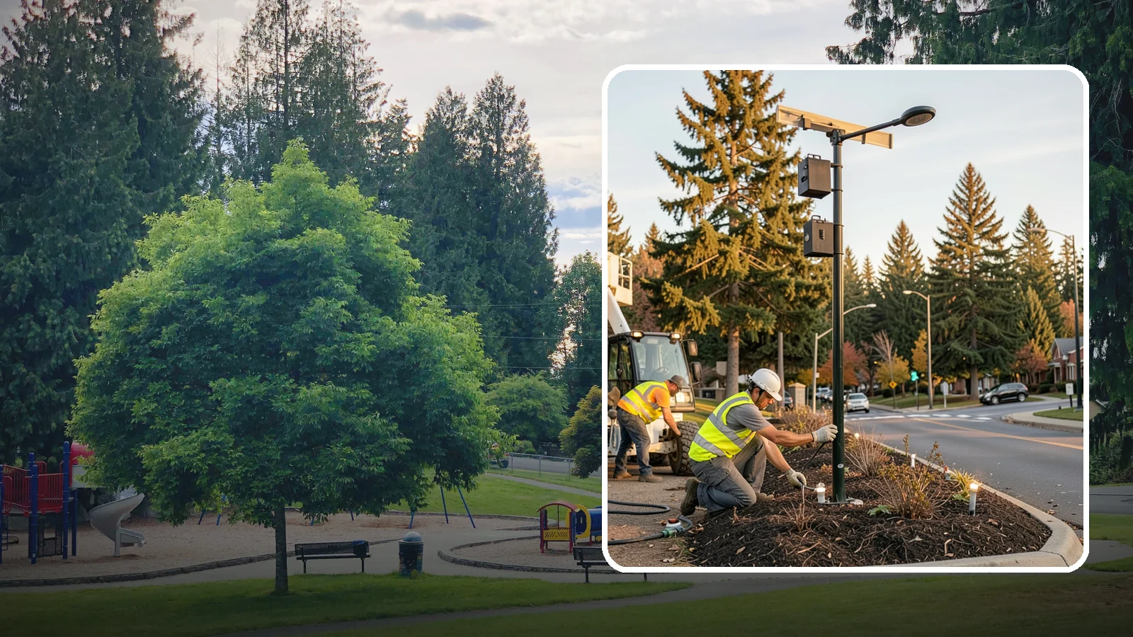 Landscape Lighting Maintenance in Bonney Lake, Pierce County, WA - Ongoing upkeep of low-voltage landscape lighting across municipal grounds, entries, and civic spaces.