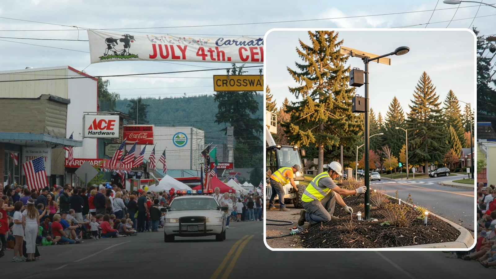 Landscape Lighting Maintenance in Carnation, King County, WA - Ongoing upkeep of low-voltage landscape lighting across municipal grounds, entries, and civic spaces.